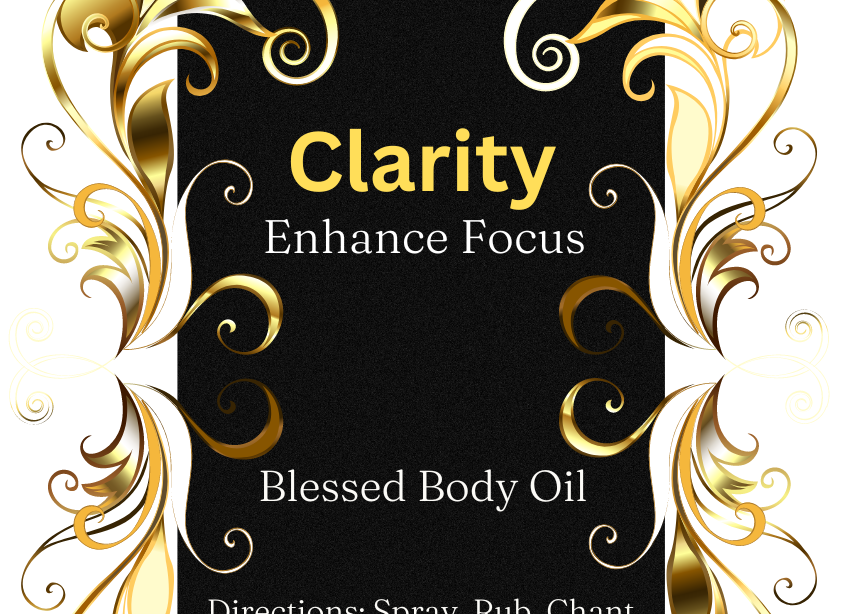 Clarity - Enhance Focus - Body Oil