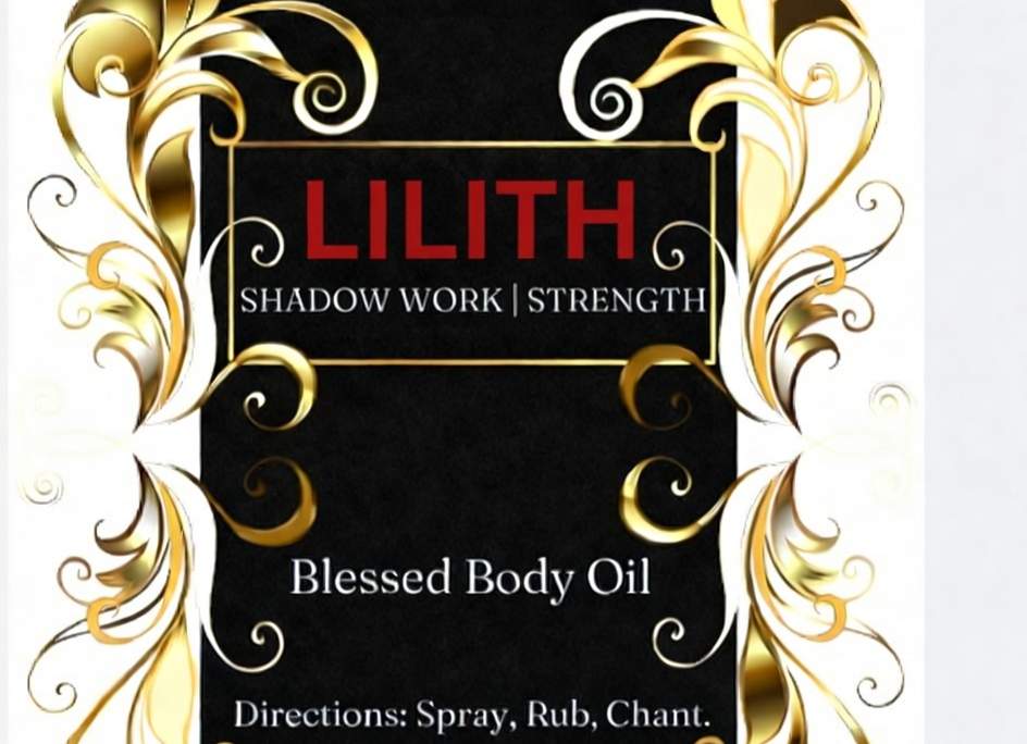 Lilith - Shadow Work - Strength - Protection - Justice Body Oil