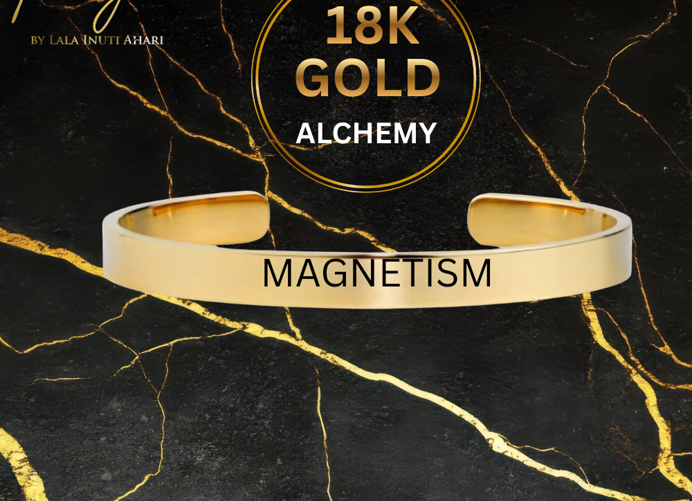 18K Gold Bracelet - Magnetism