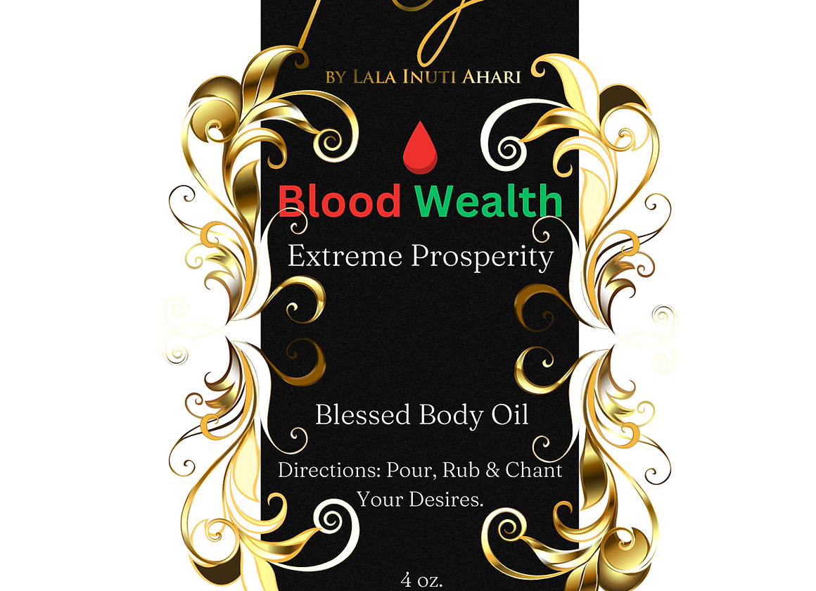 Blood Wealth Body Oil - Extreme Rapid Prosperity