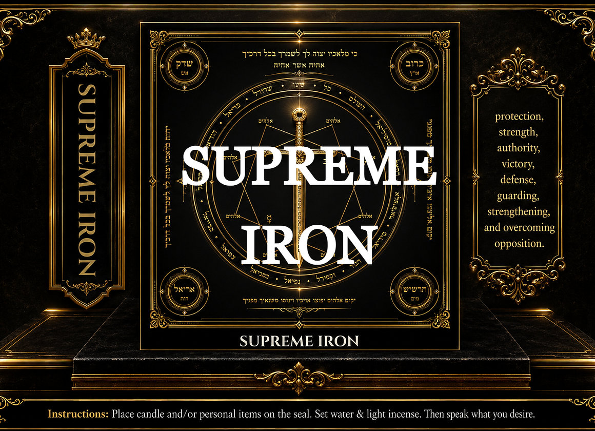 Altar Supreme Solomonic - Iron Protection