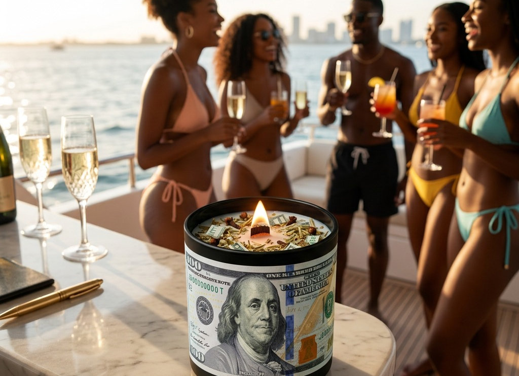 $100 Dollar Bill Manifestation Candle