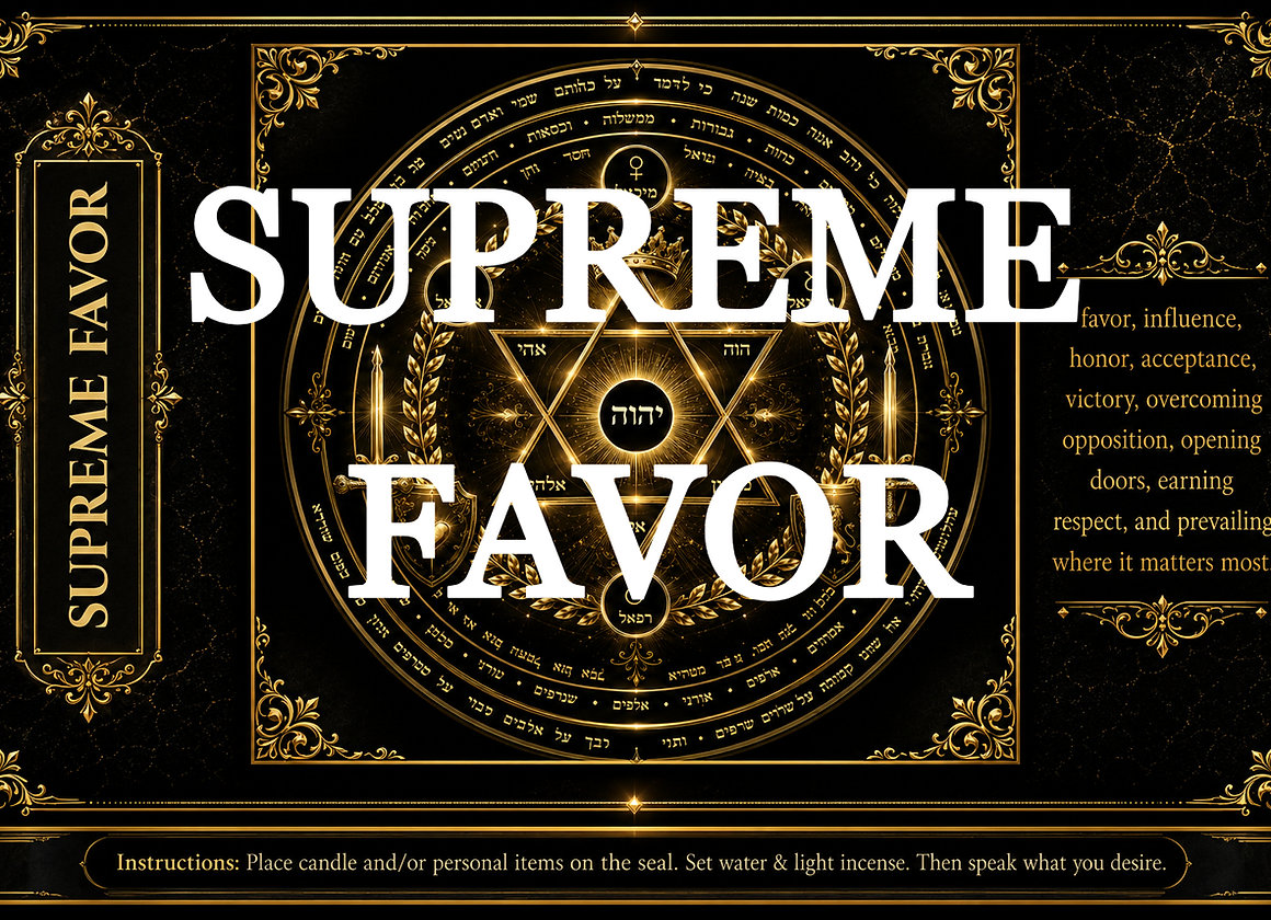 Altar Supreme Solomonic - Supreme Favor